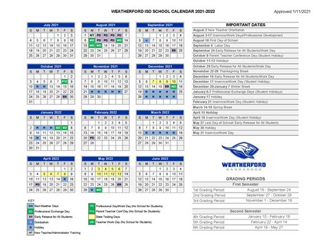 Westford Academy Calendar